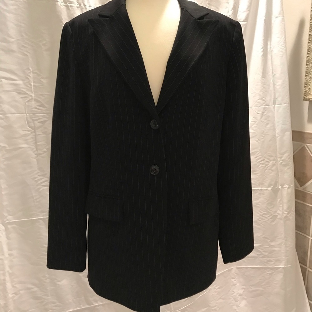 Pinstripe Blazer